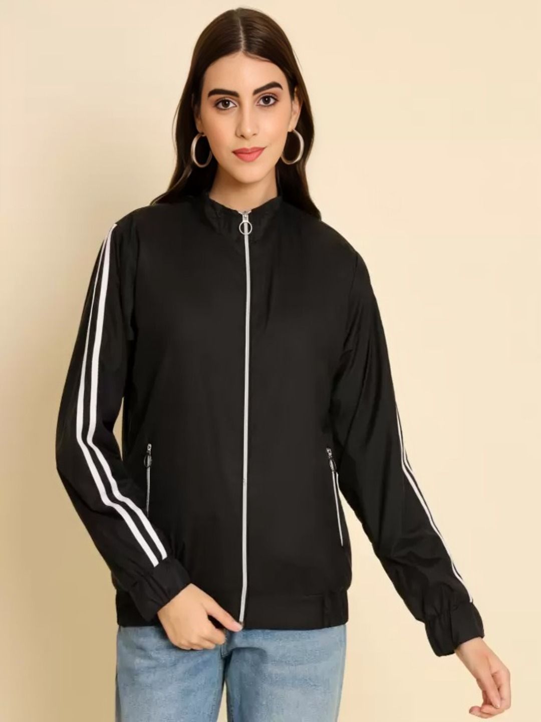 THECLASSICTOGS Solid Women Wind Cheater