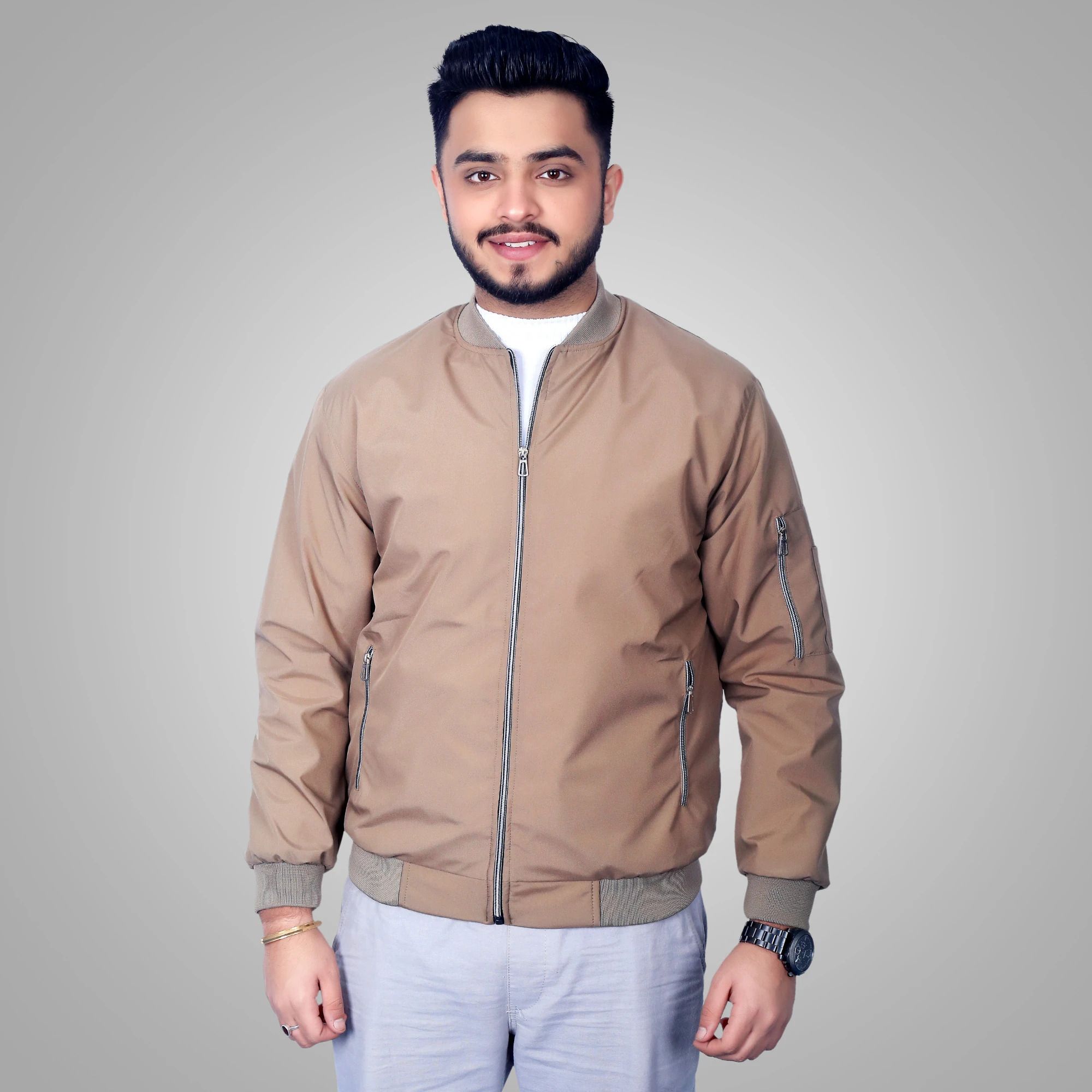 Caraba Sunscreen Jacket, Advanced Protection from Sun & Wind - UPF 50+ Protection Colorblock Men Wind Cheater-picture-14