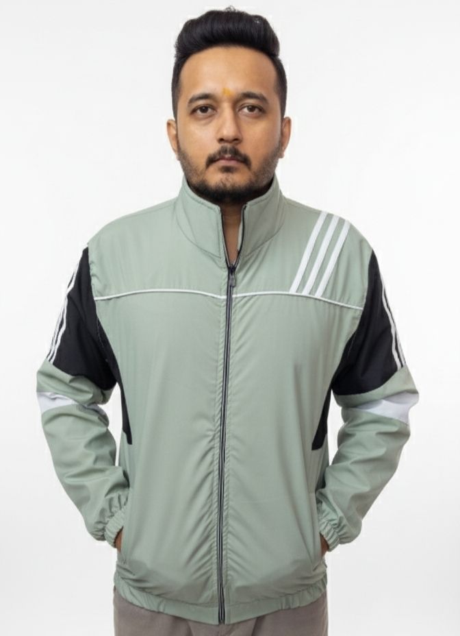 Ananta Solid Men Wind Cheater-picture-20