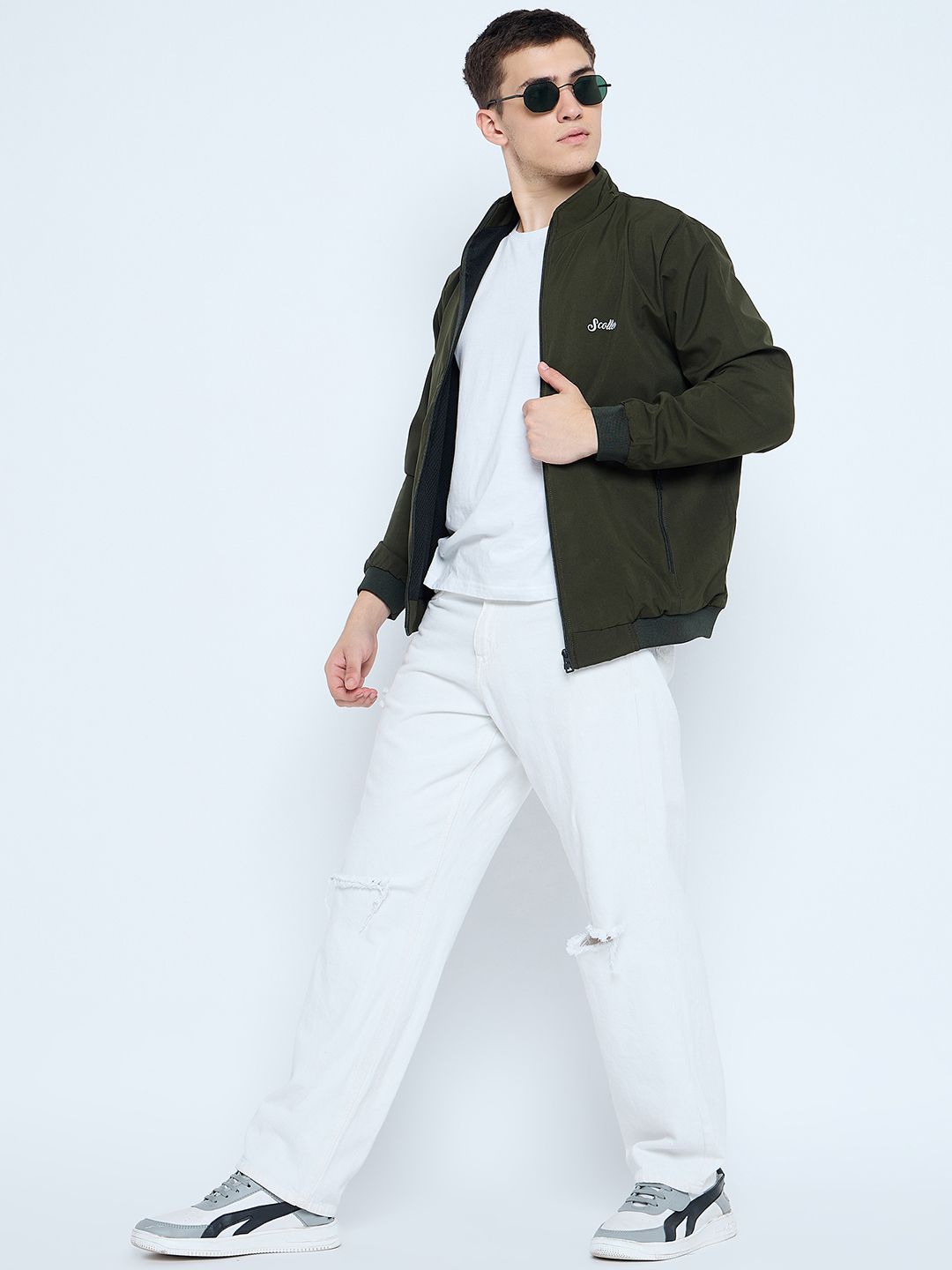 Scoller Solid Men Wind Cheater-picture-14