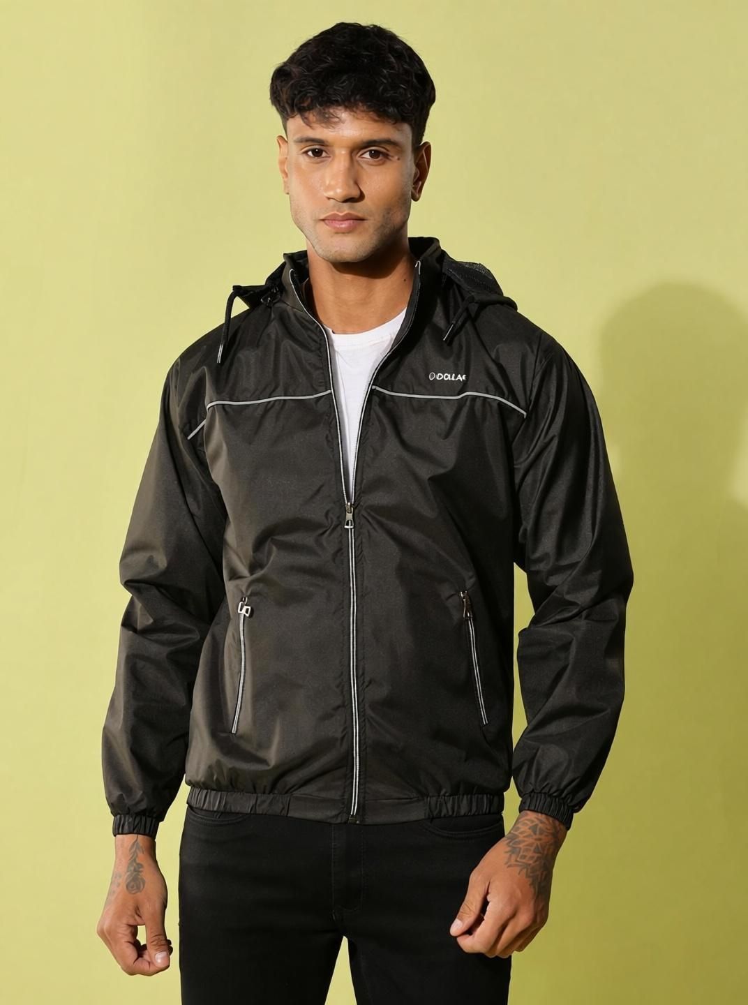 dollar Men Solid Casual Jacket-picture-14