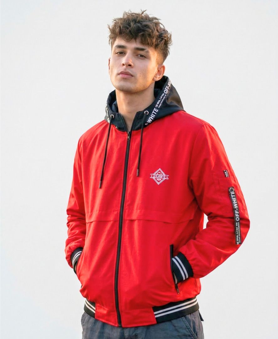 RAXHA HA-114 Solid Men Wind Cheater-picture-34
