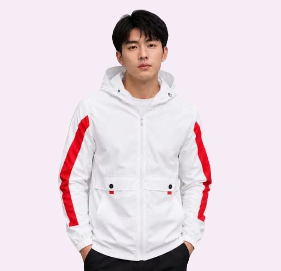 SSIA Men Applique Casual Jacket Colorblock Men Wind Cheater-picture-13