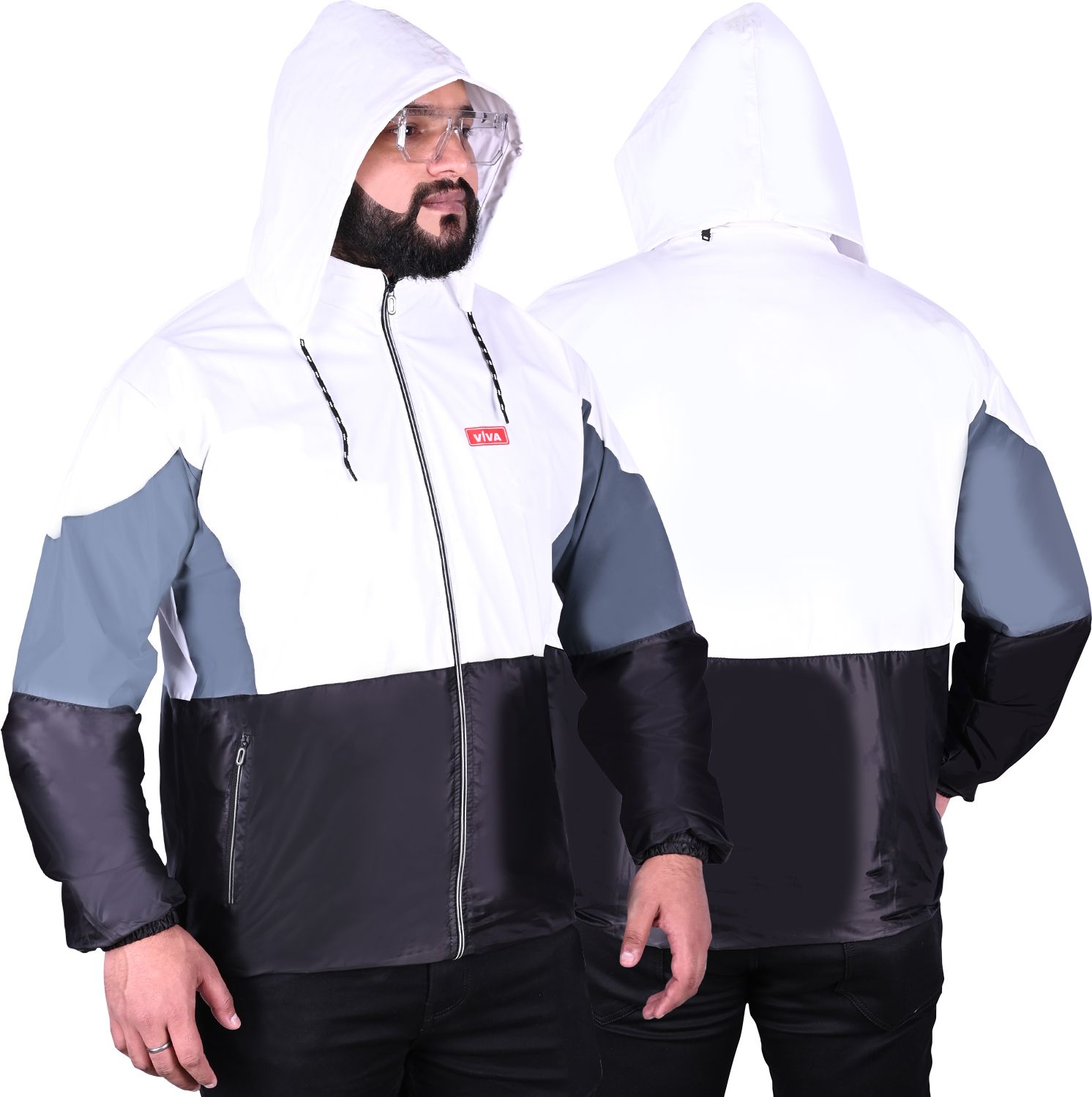 Viva Rainwear Arctic Solid Men Wind Cheater-picture-12