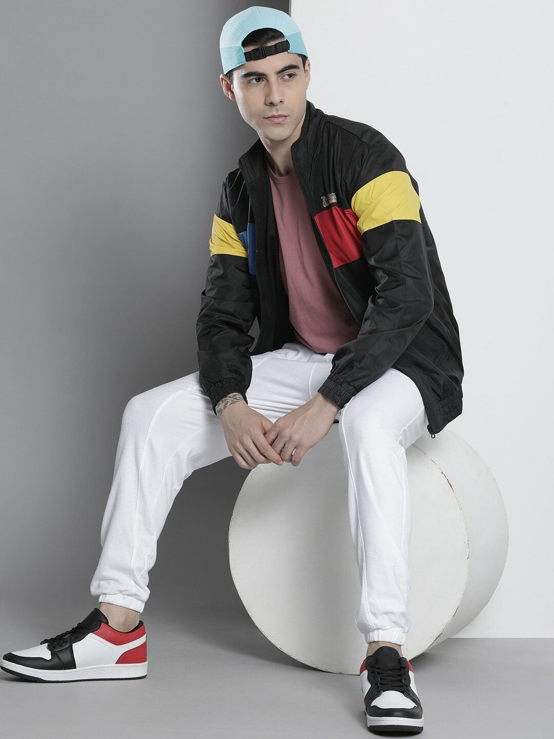 The Indian Garage Co. Colorblock Men Wind Cheater-picture-14