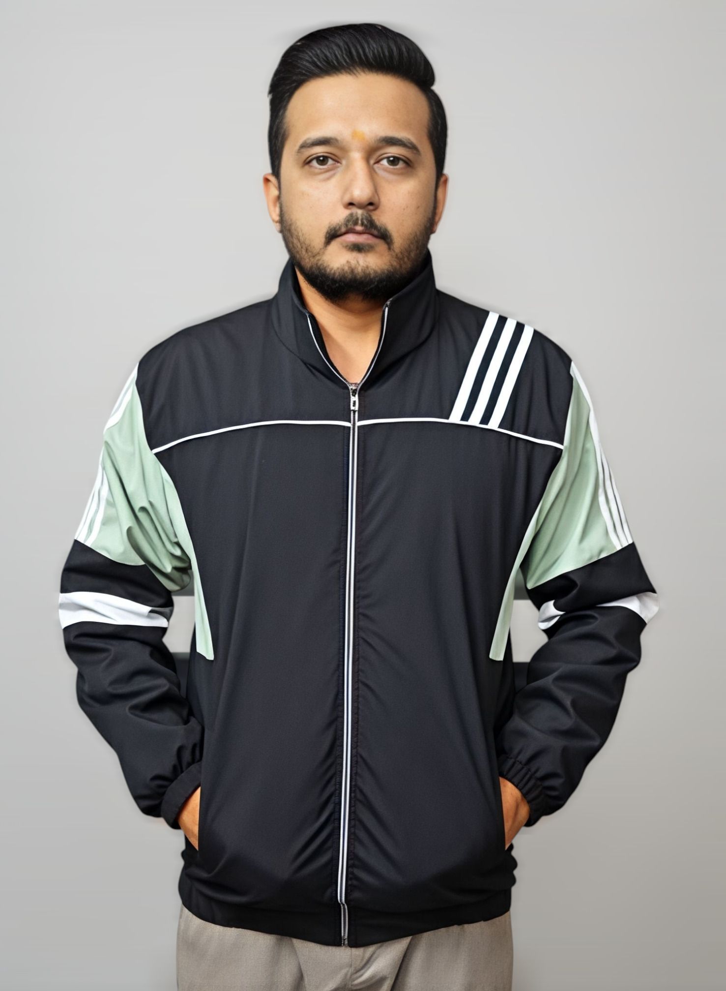 Ananata Solid Men Wind Cheater-picture-41