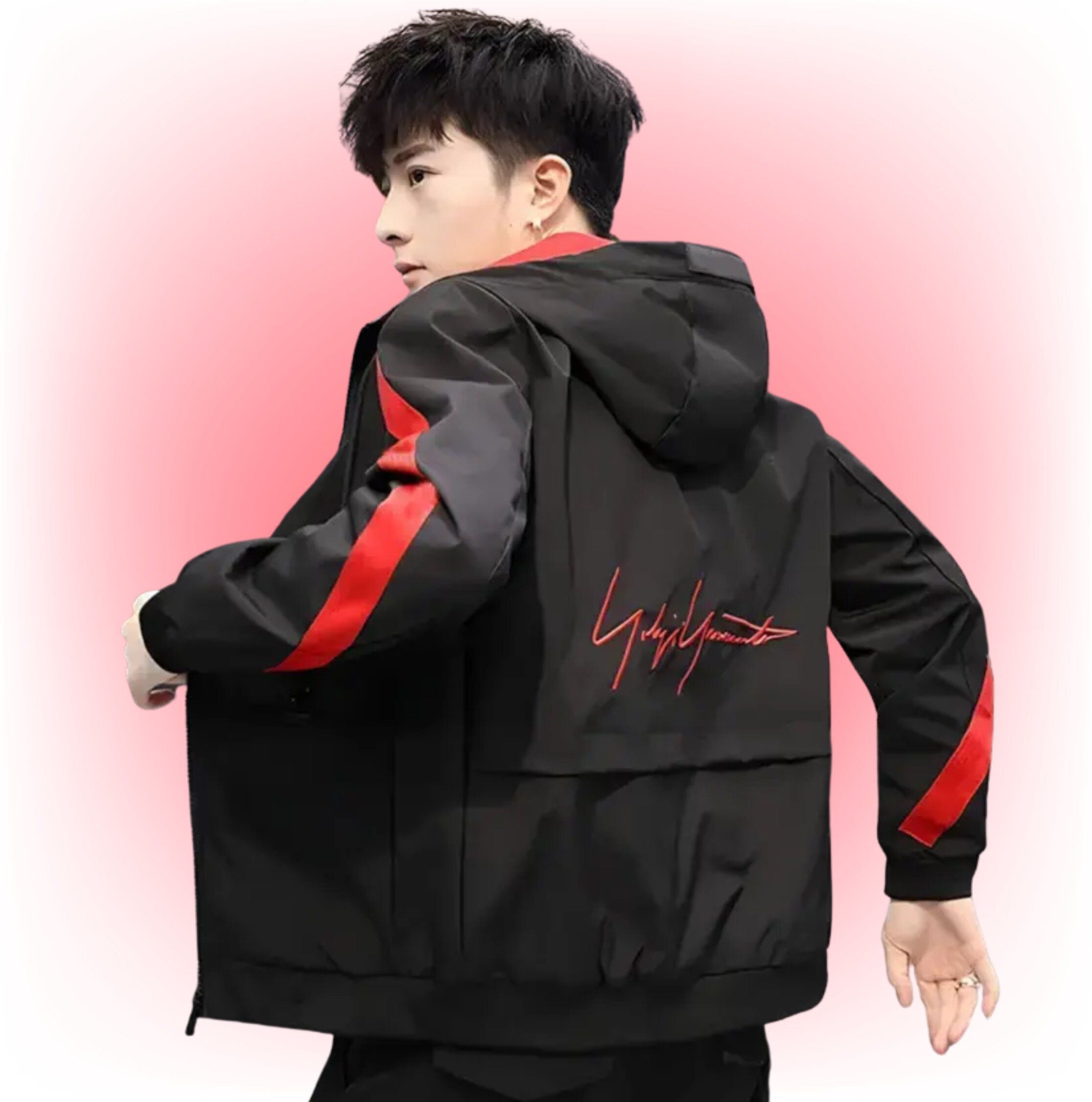 Mia Fashion Colorblock Men Wind Cheater