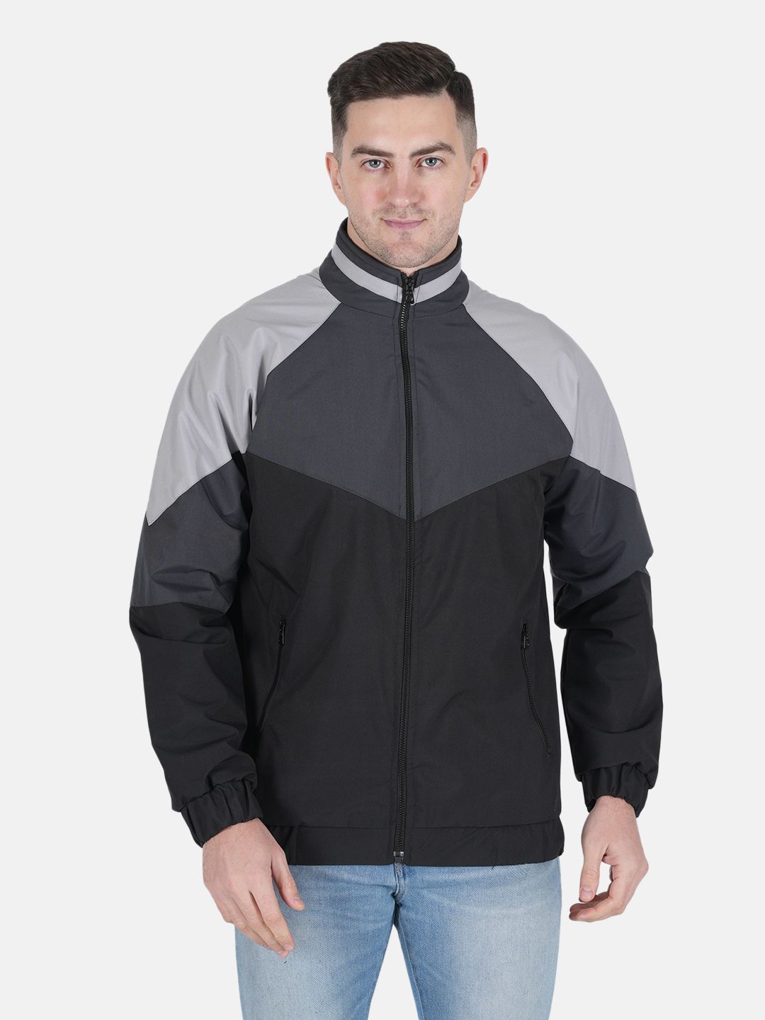 Mia Fashion Men's Colorblock Windcheater Outdoor Sporty Jacket Colorblock Men Wind Cheater-image-44