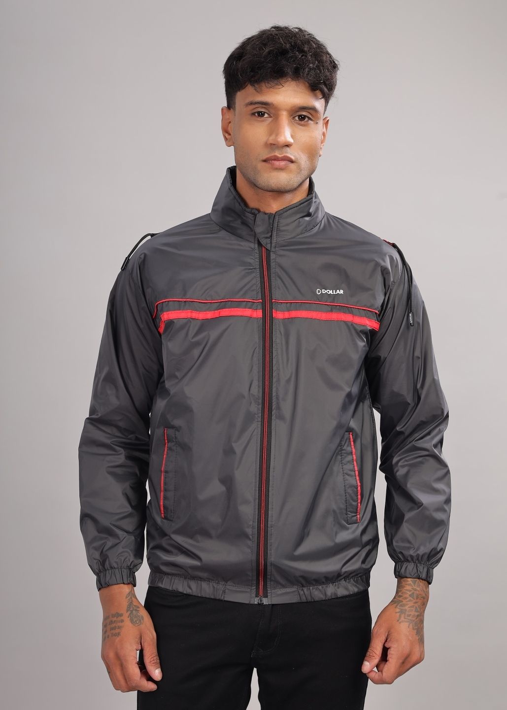 Dollar Solid Men Wind Cheater-picture-17
