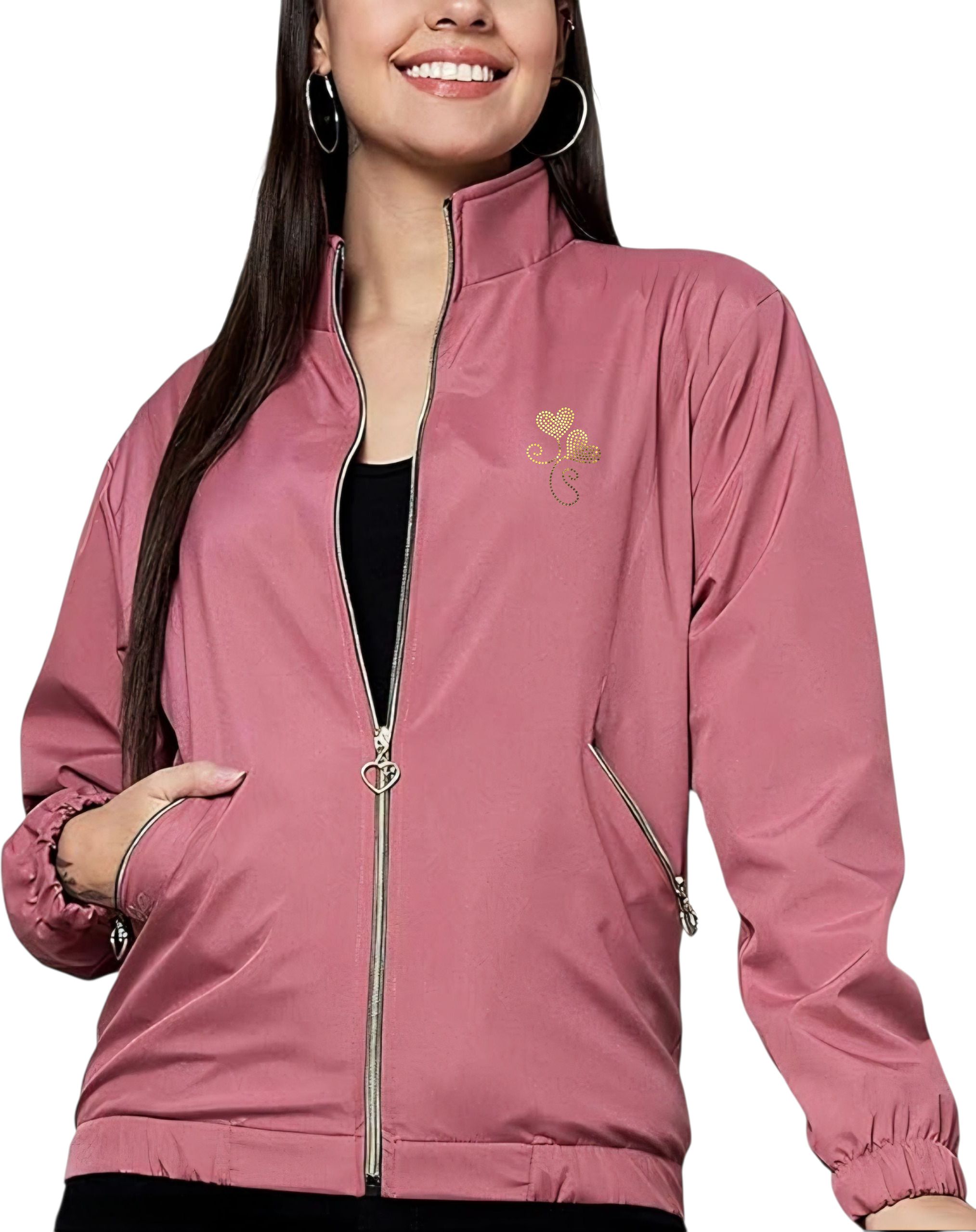 ELVINO Solid Women Wind Cheater-picture-46