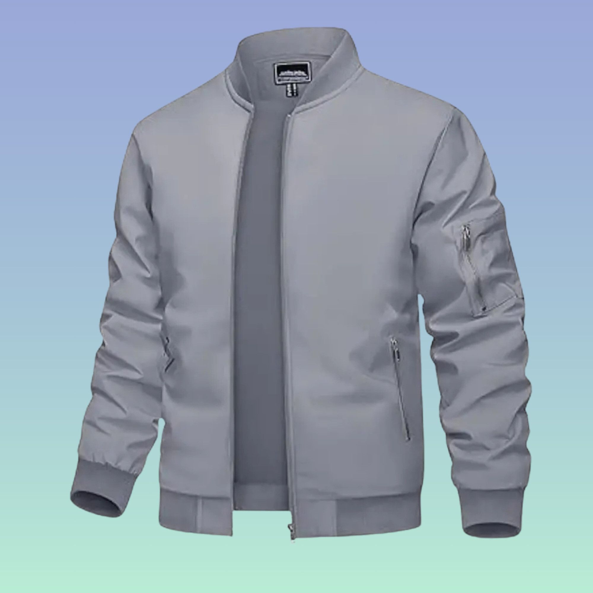 Mia Fashion Stylish Men's Windcheater Lightweight Windproof Jacket Solid Men Wind Cheater