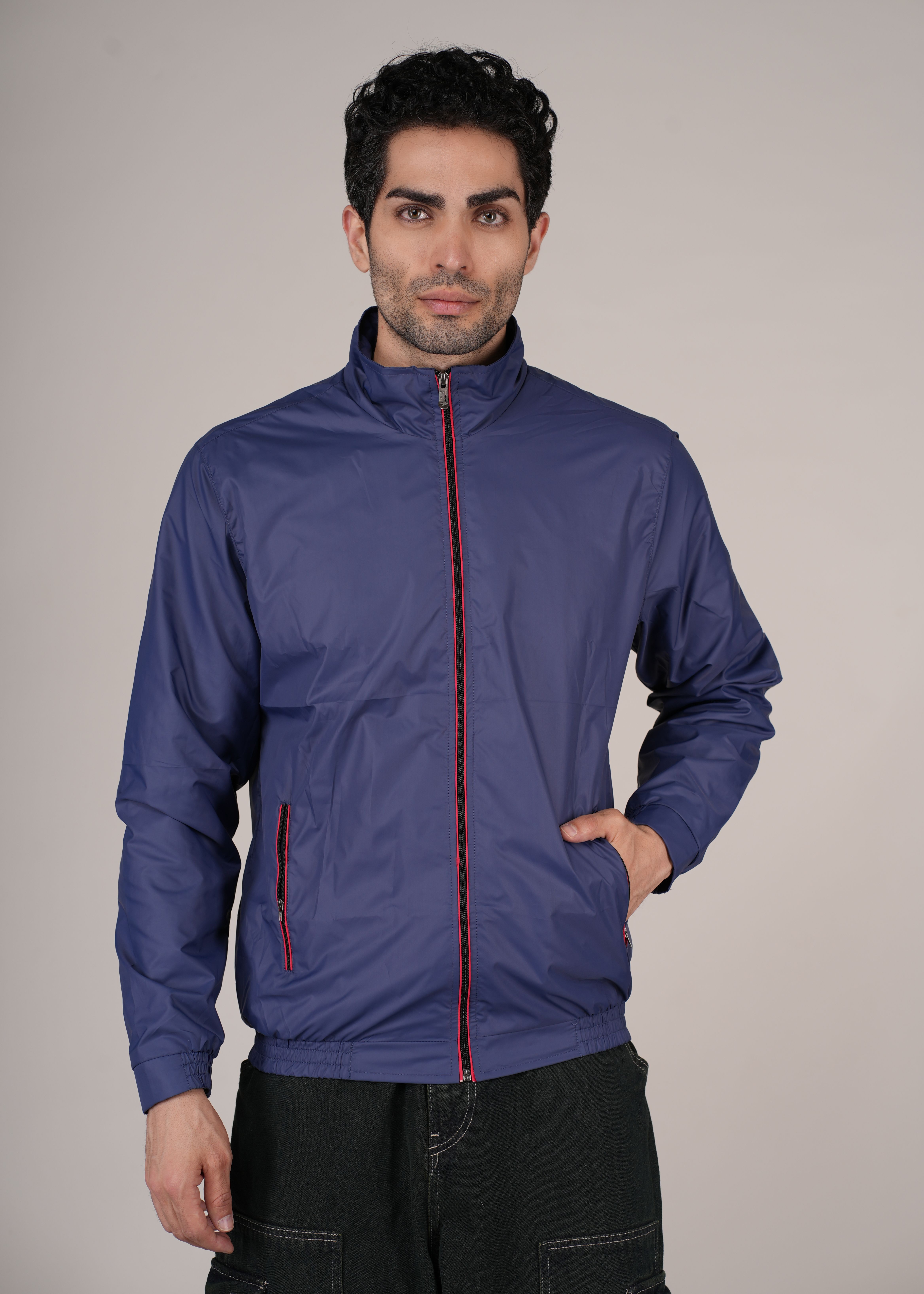 Vzoxot 20 Solid Men Wind Cheater-picture-12
