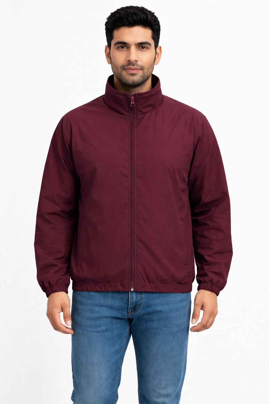 JKT Men Lifestyle Windcheater Sporty Jacket Solid Men Wind Cheater-picture-24