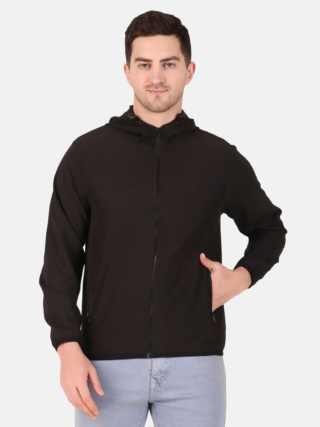 Prosperity Solid Men Wind Cheater-picture-23