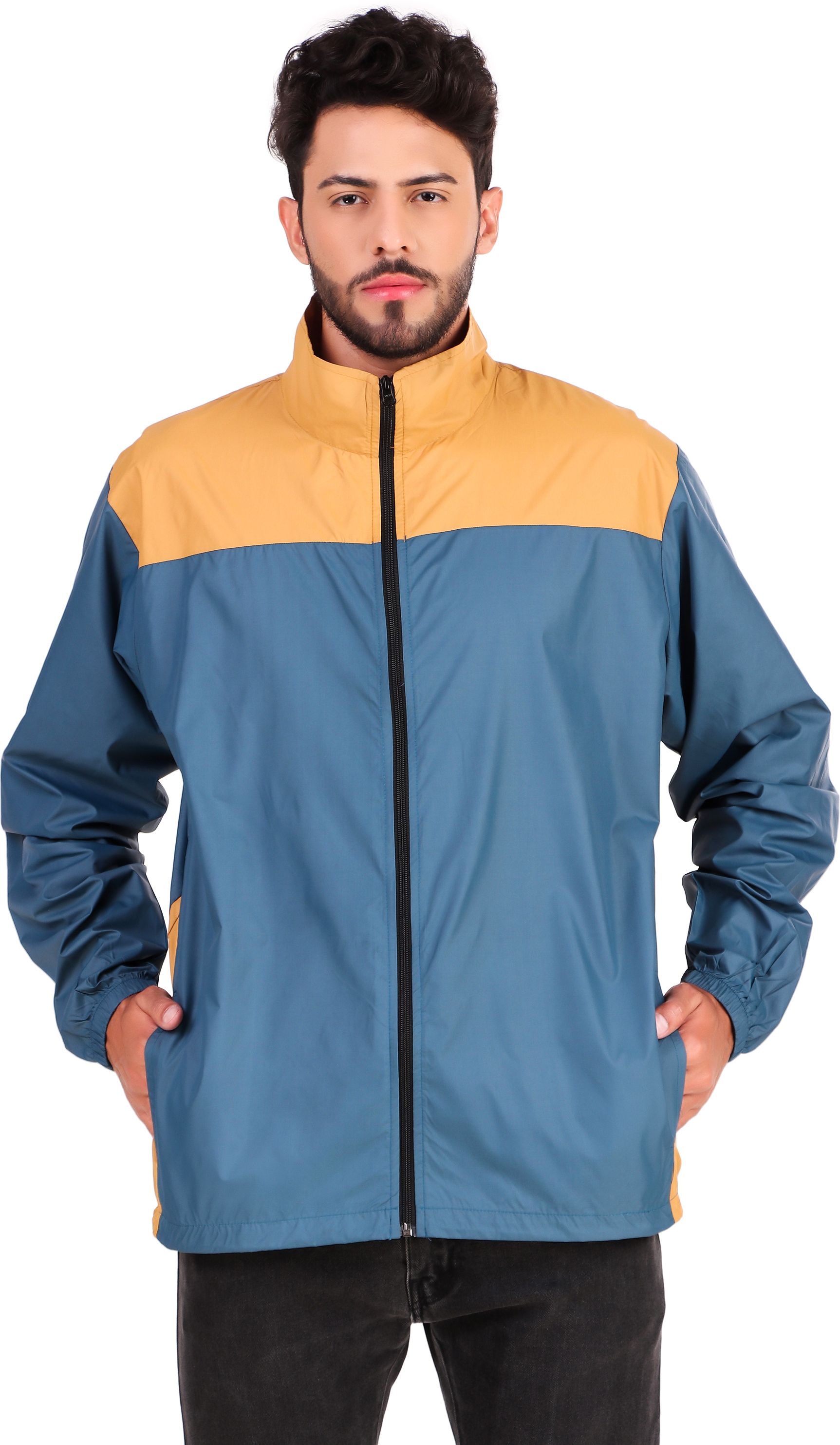 JUST JUNKIES Polyester Windcheater Lightweight Jacket for Bikers, Cycling, Trekking Solid Men Wind Cheater-image-37