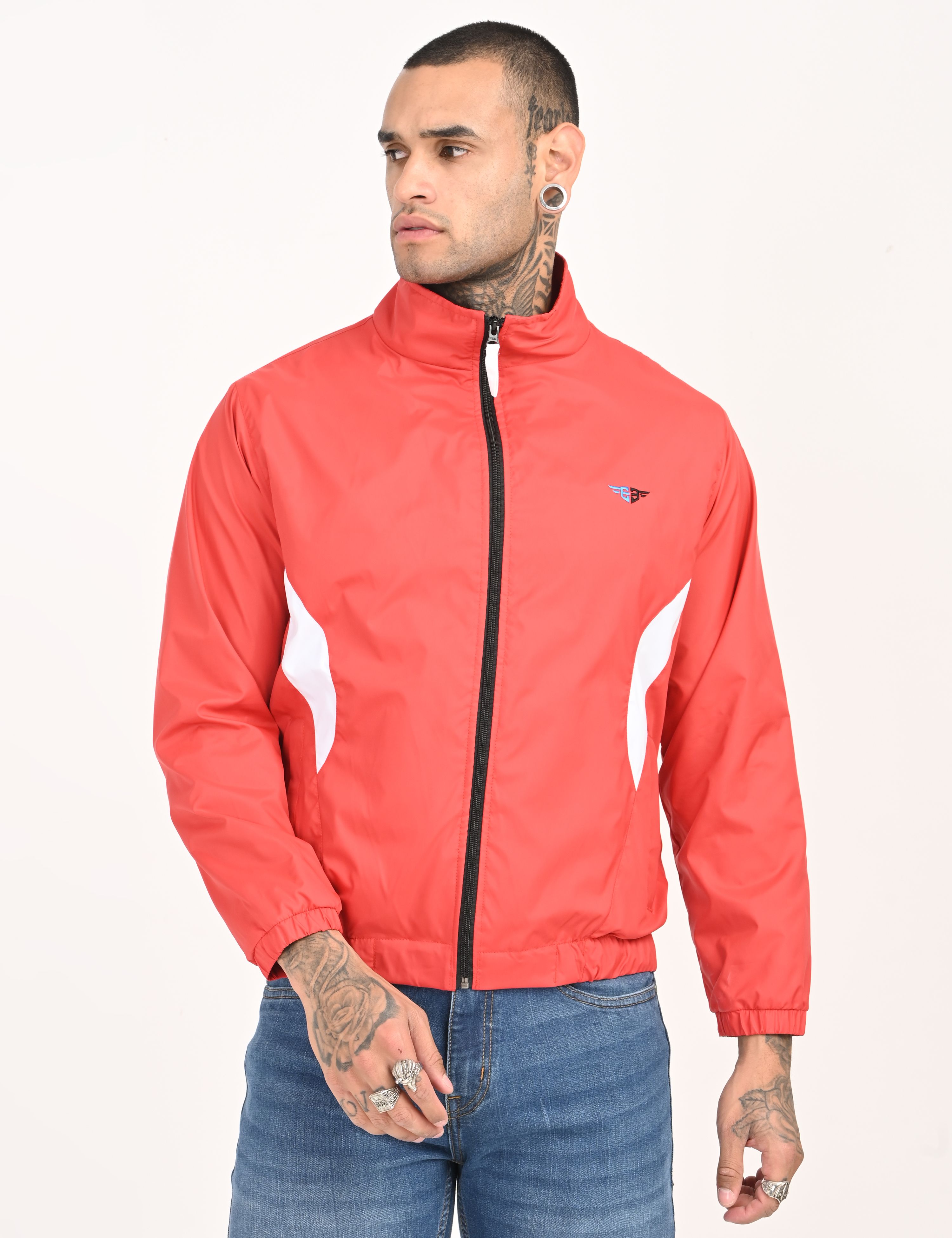 ELEGANT EXPRESS ELEGANT EXPRESS Solid Men Wind Cheater-picture-19