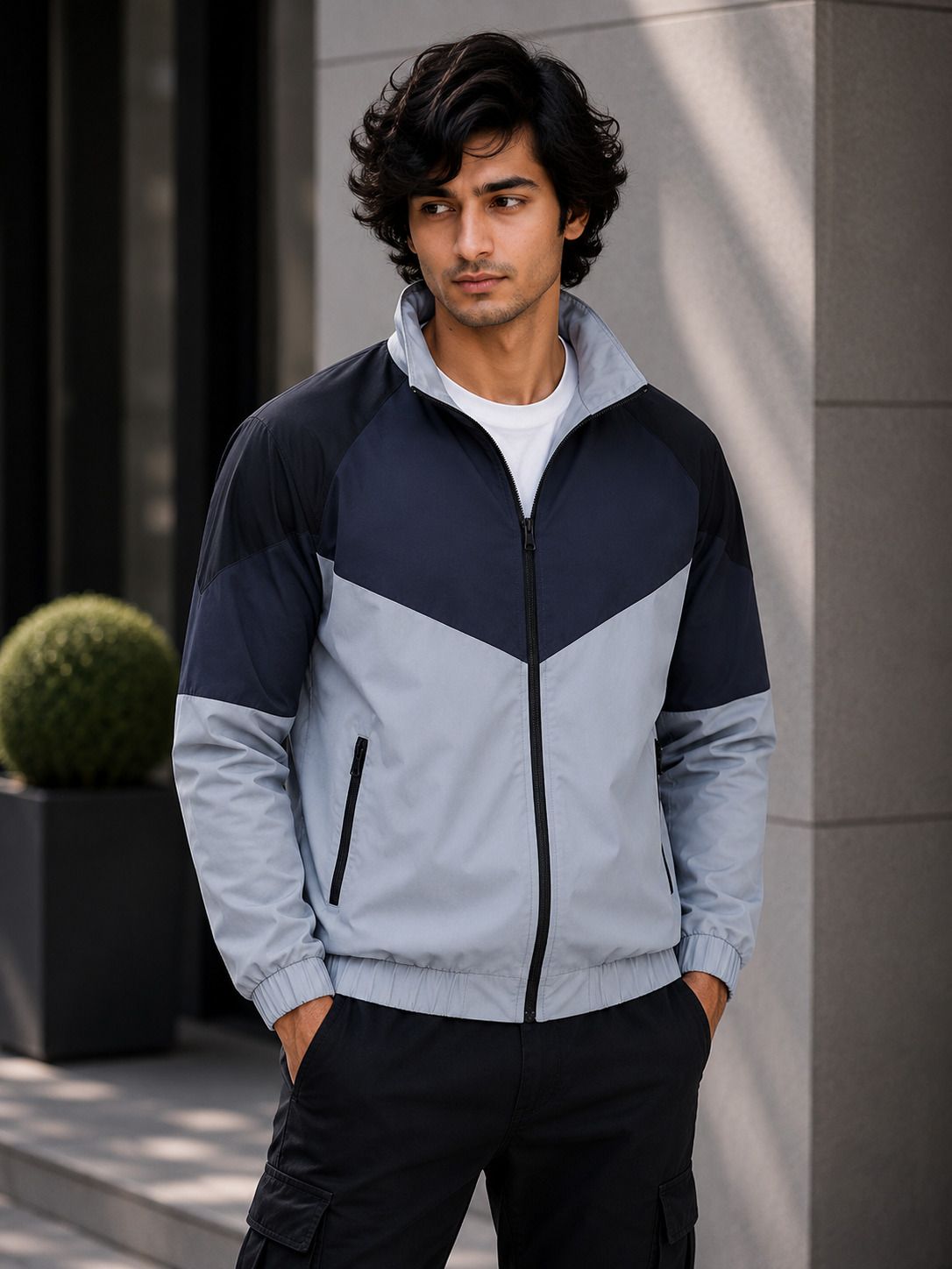 Natris Colorblock Men Wind Cheater-picture-24
