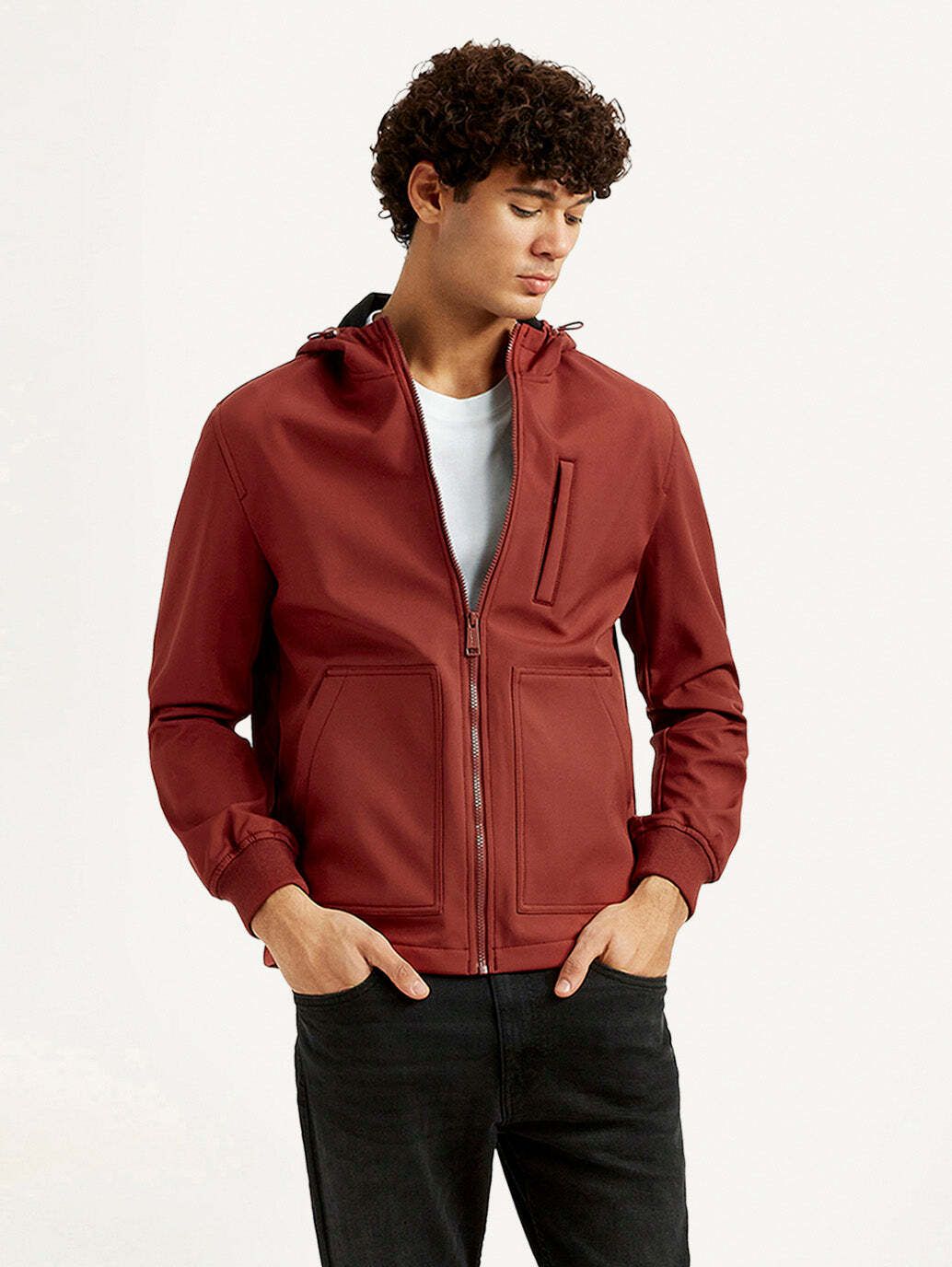 Levi's Men's Solid Rust Windcheater Jacket Solid Men Wind Cheater-picture-17
