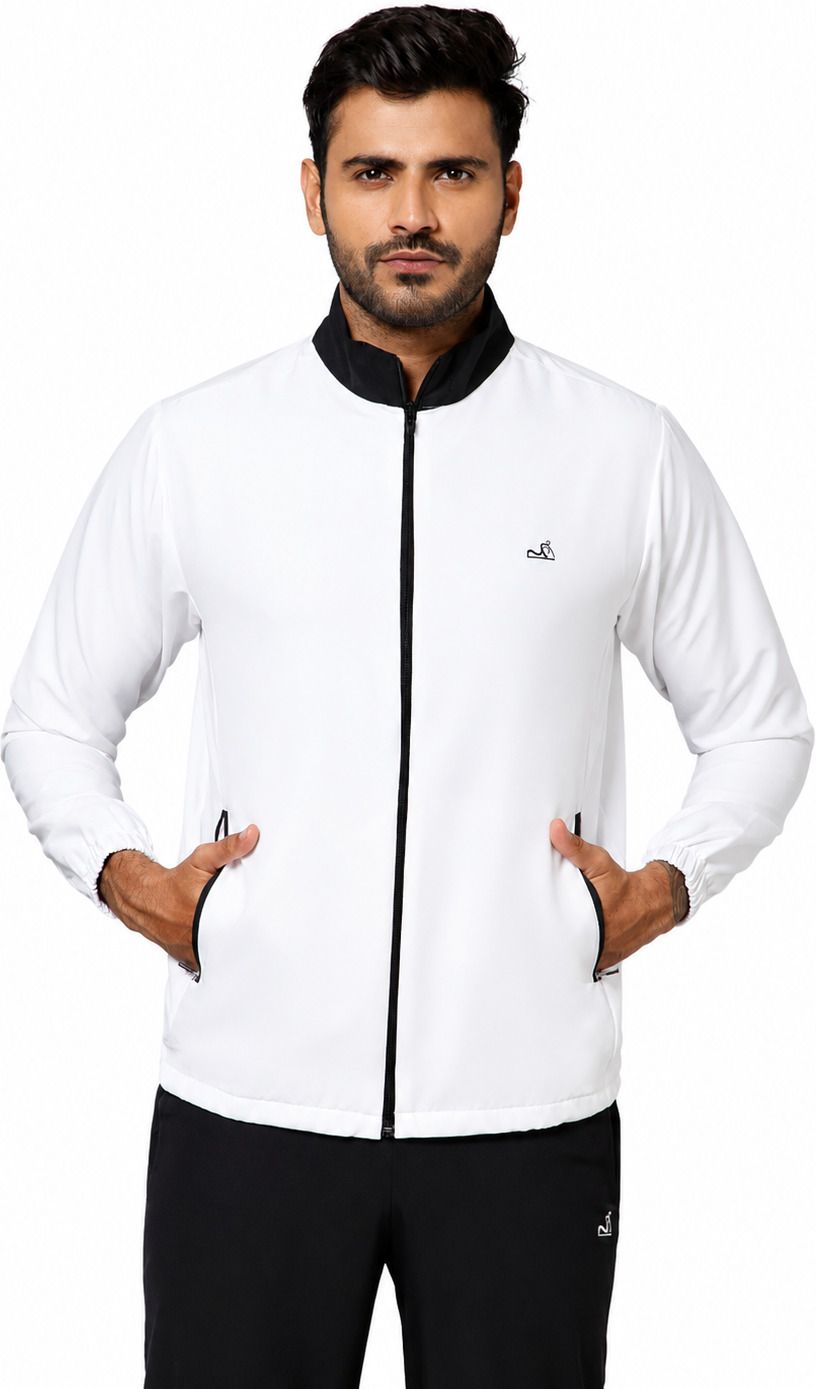 Cruisemax WINDCHEATER WHITE Solid Men Wind Cheater-picture-38