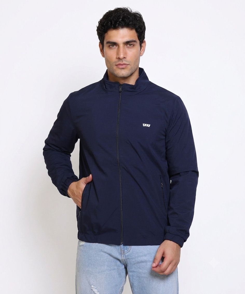 AZF Solid Men Wind Cheater-picture-26