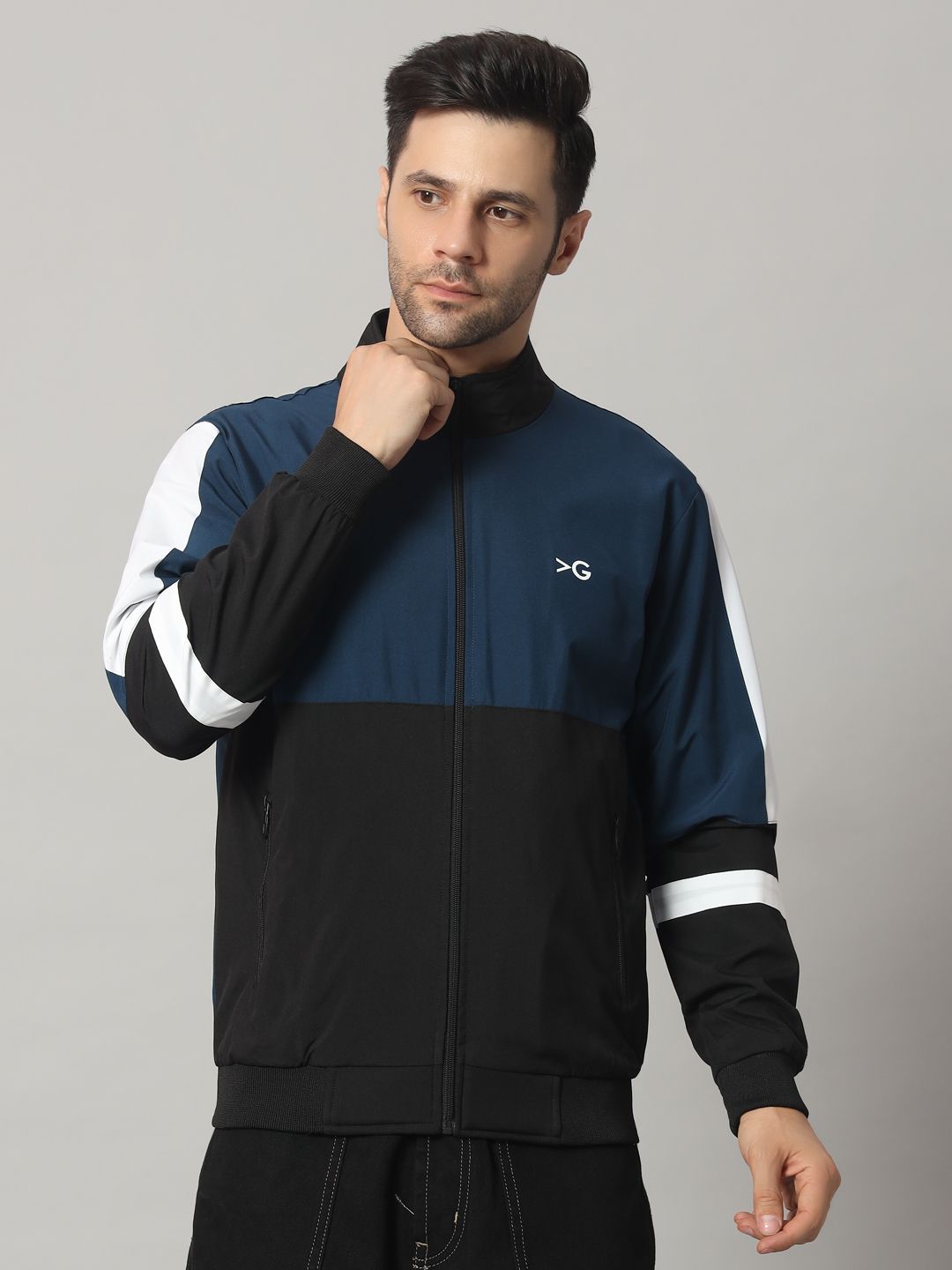 KGARMENTS Colorblock Men Wind Cheater-picture-33