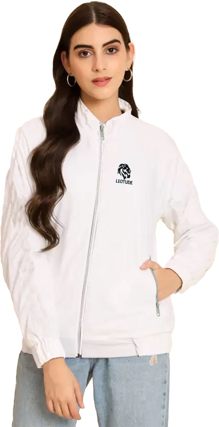 Leotude Solid Women Wind Cheater-picture-38