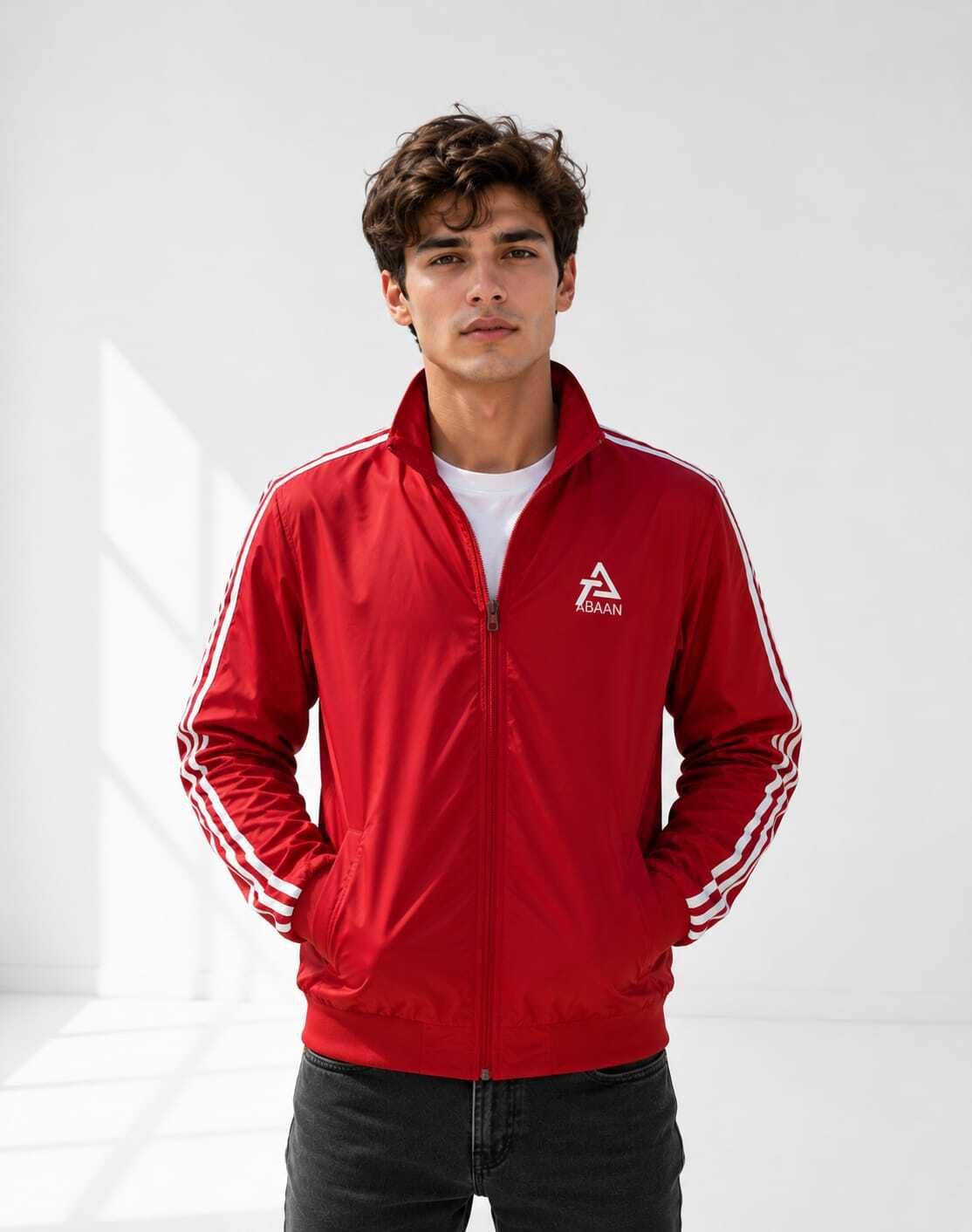 Abaan Solid Men Wind Cheater-picture-10