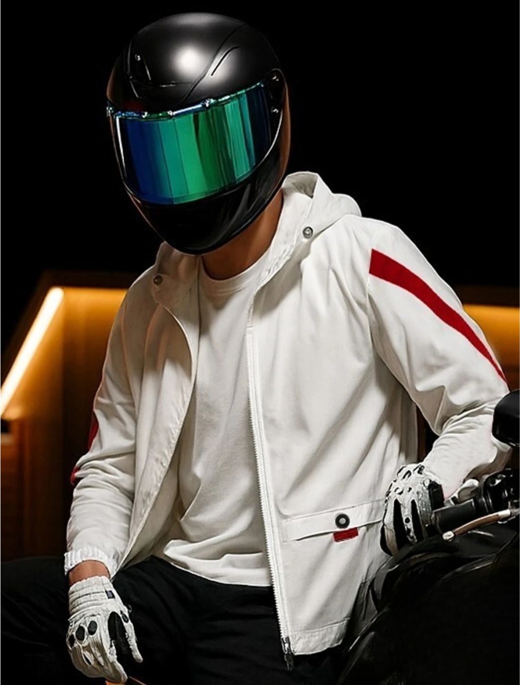 IANDT Mens Suncreen jacket | Lightweight Summer Jacket | Stylish Biker Jacket for Men Colorblock Men Wind Cheater-picture-27