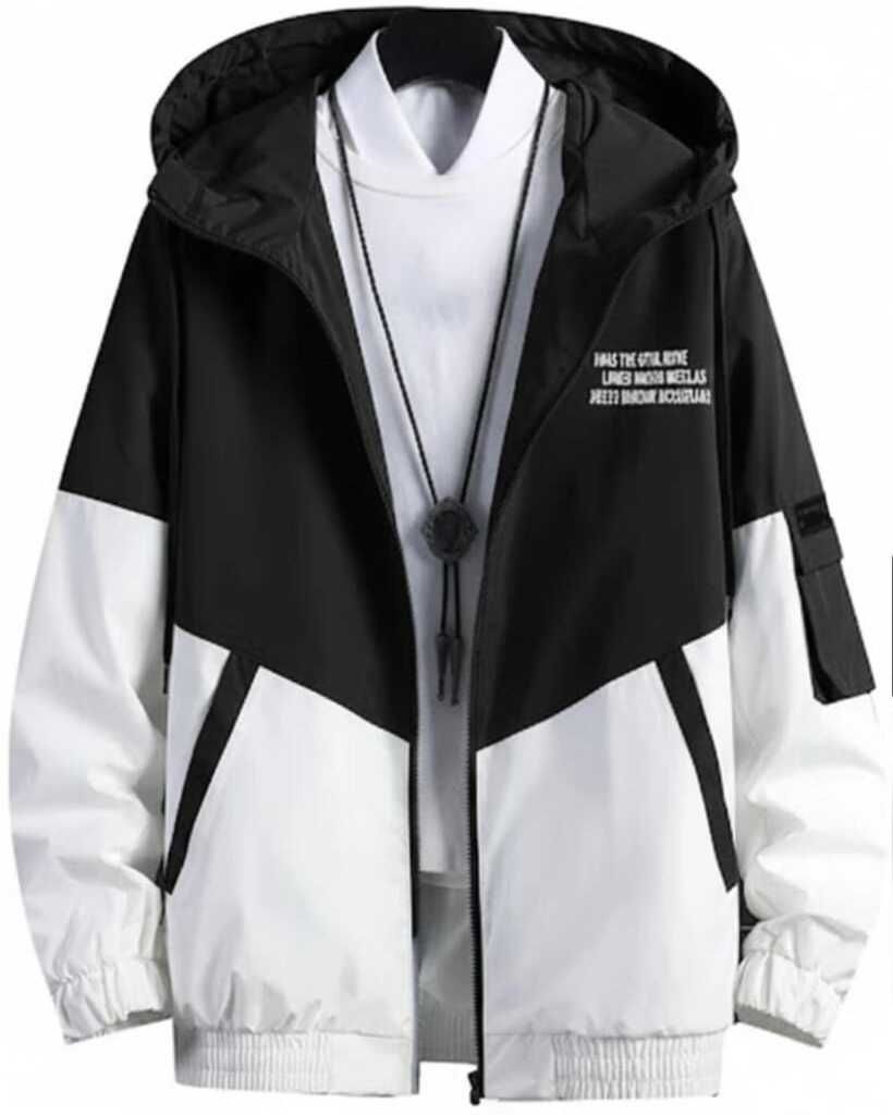 MATIKA Men Colorblock Casual Jacket Printed Men Wind Cheater