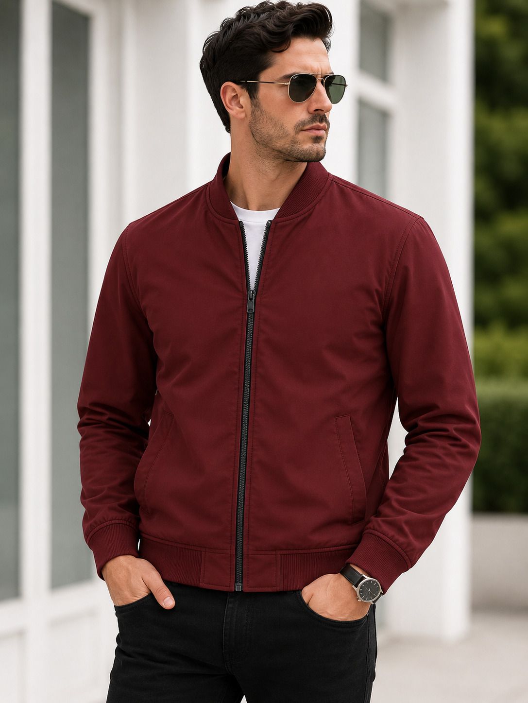 Bcoze Urban Shield Solid Men Wind Cheater-picture-24