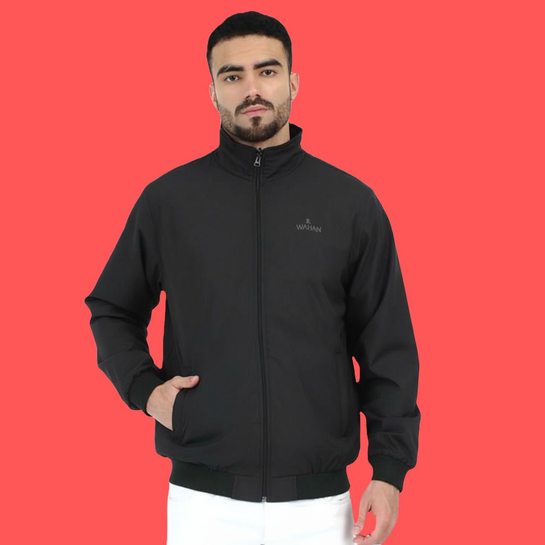 RJ WAHAN RJ-WC-Reversible Solid Men Wind Cheater-picture-48