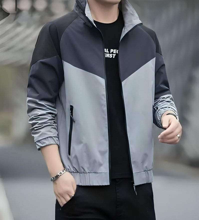 SSIA Multiicolour Colorblock Men Wind Cheater