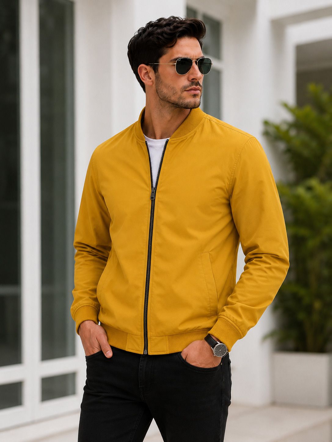 Bcoze Urban Shield Solid Men Wind Cheater-picture-14