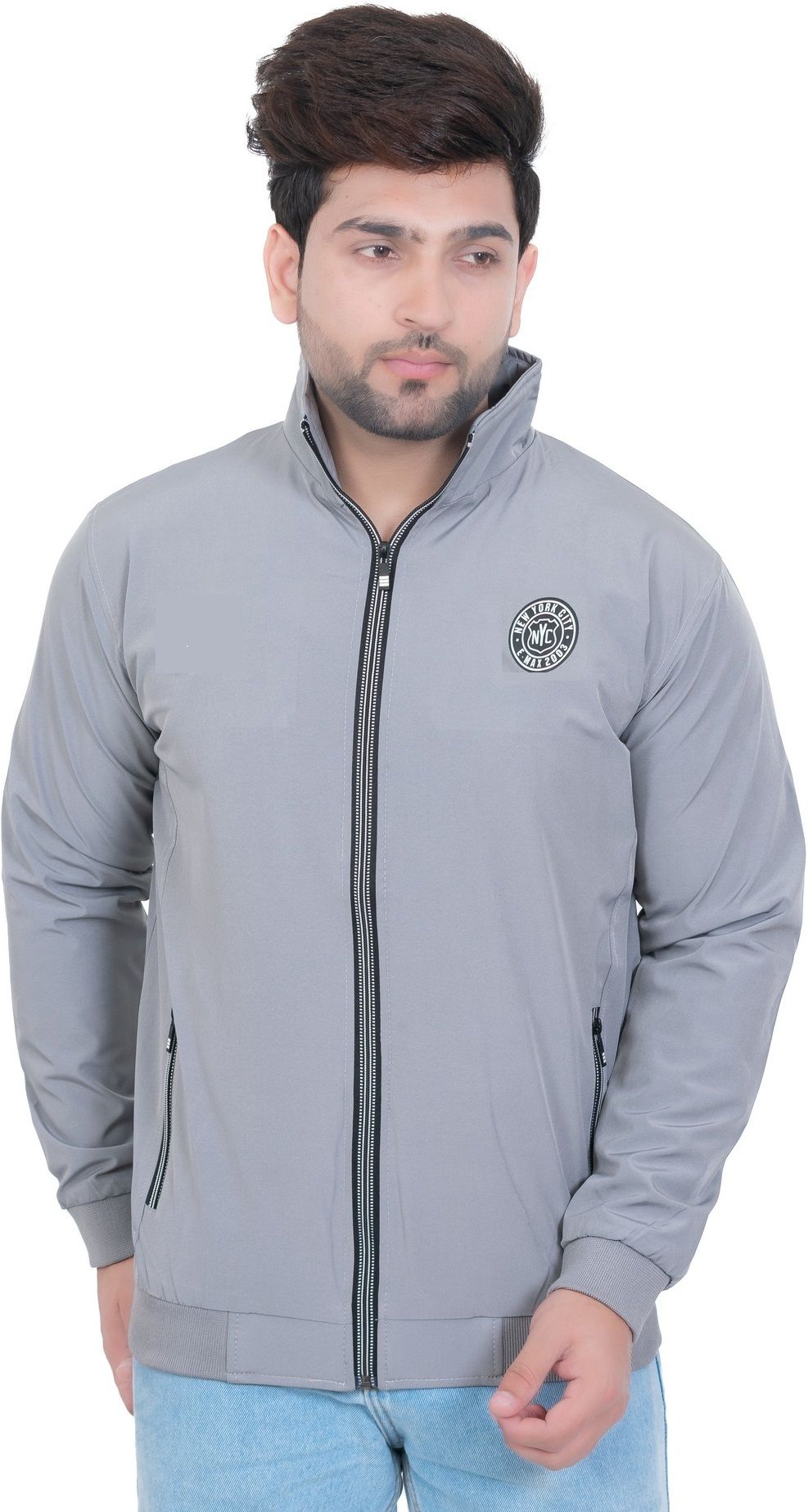 E-MAX Casual Windcheater For Mens Solid Men Wind Cheater-picture-25