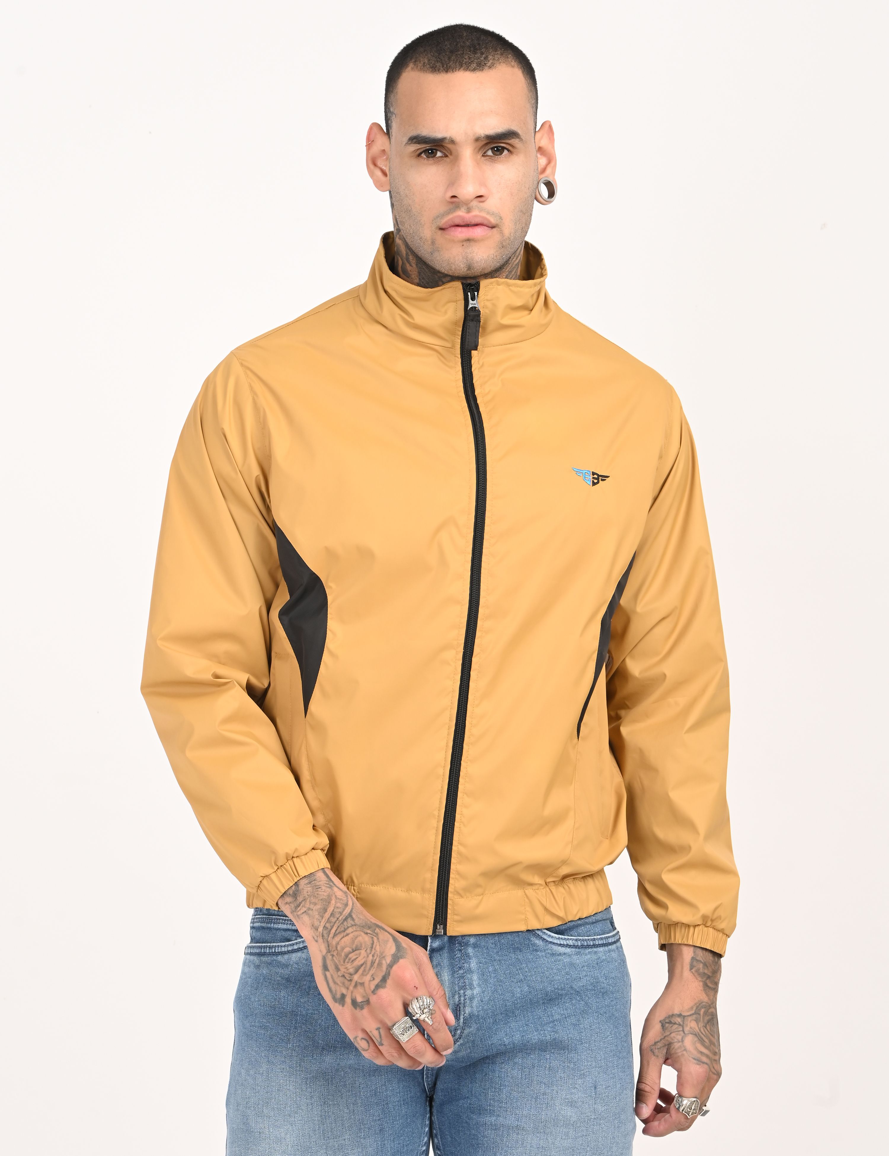 ELEGANT EXPRESS ELEGANT EXPRESS Solid Men Wind Cheater-picture-24