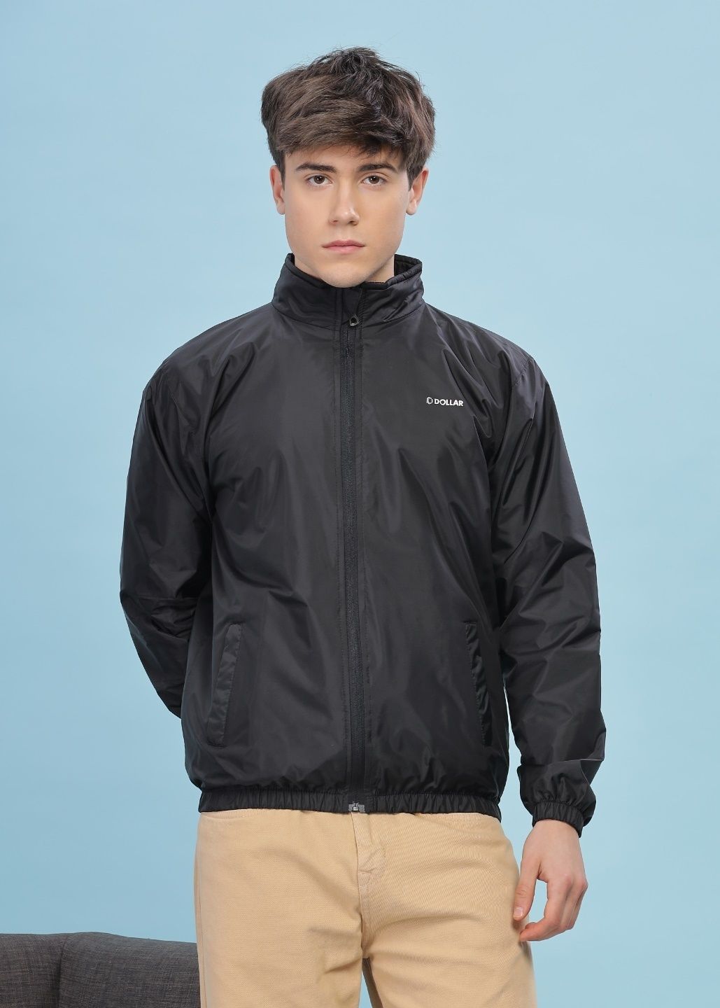 Dollar Solid Men Wind Cheater-image-12
