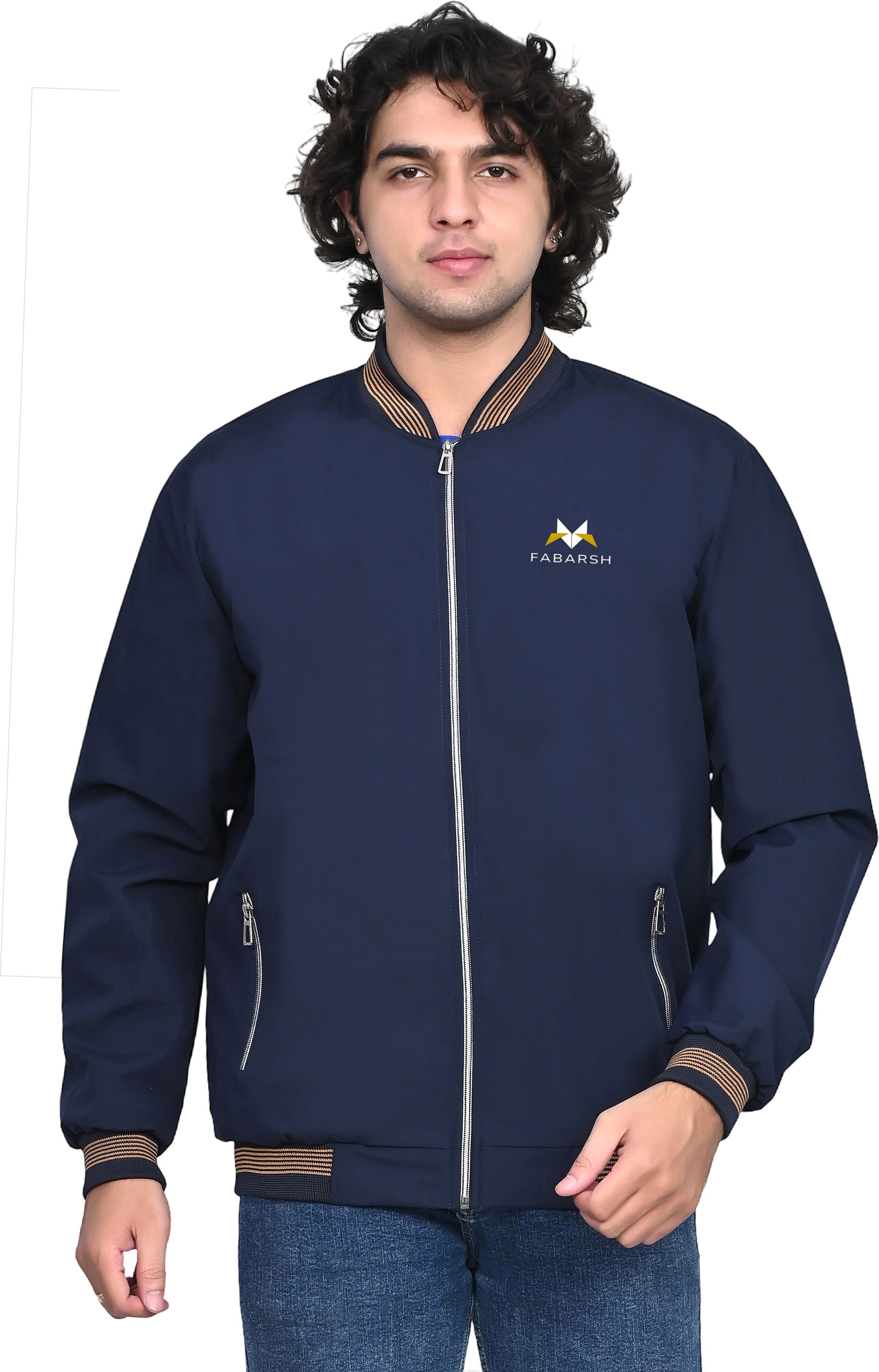 FABARSH FABARSH Men’s Lightweight Windcheater Solid Men Wind Cheater-picture-15