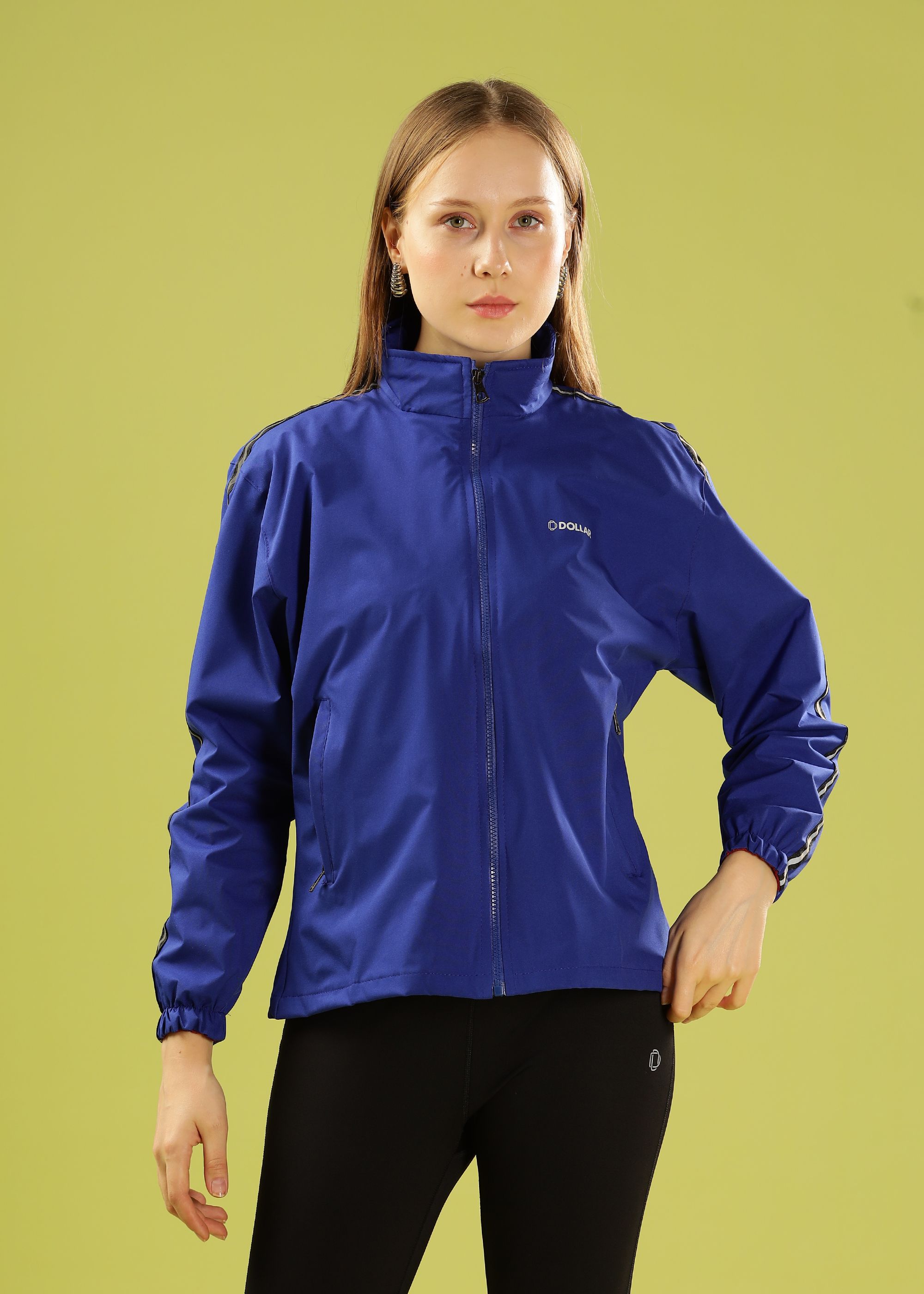 Dollar Lightweight Open Front Solid Women Wind Cheater-picture-19