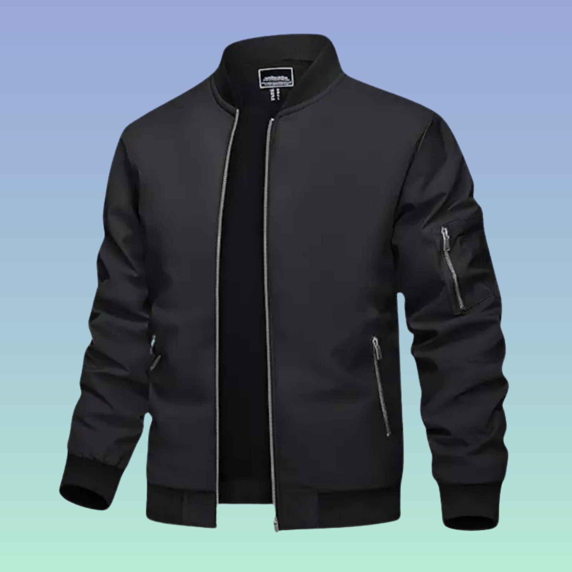 Mia Fashion Stylish Men's Windcheater Lightweight Windproof Jacket Solid Men Wind Cheater