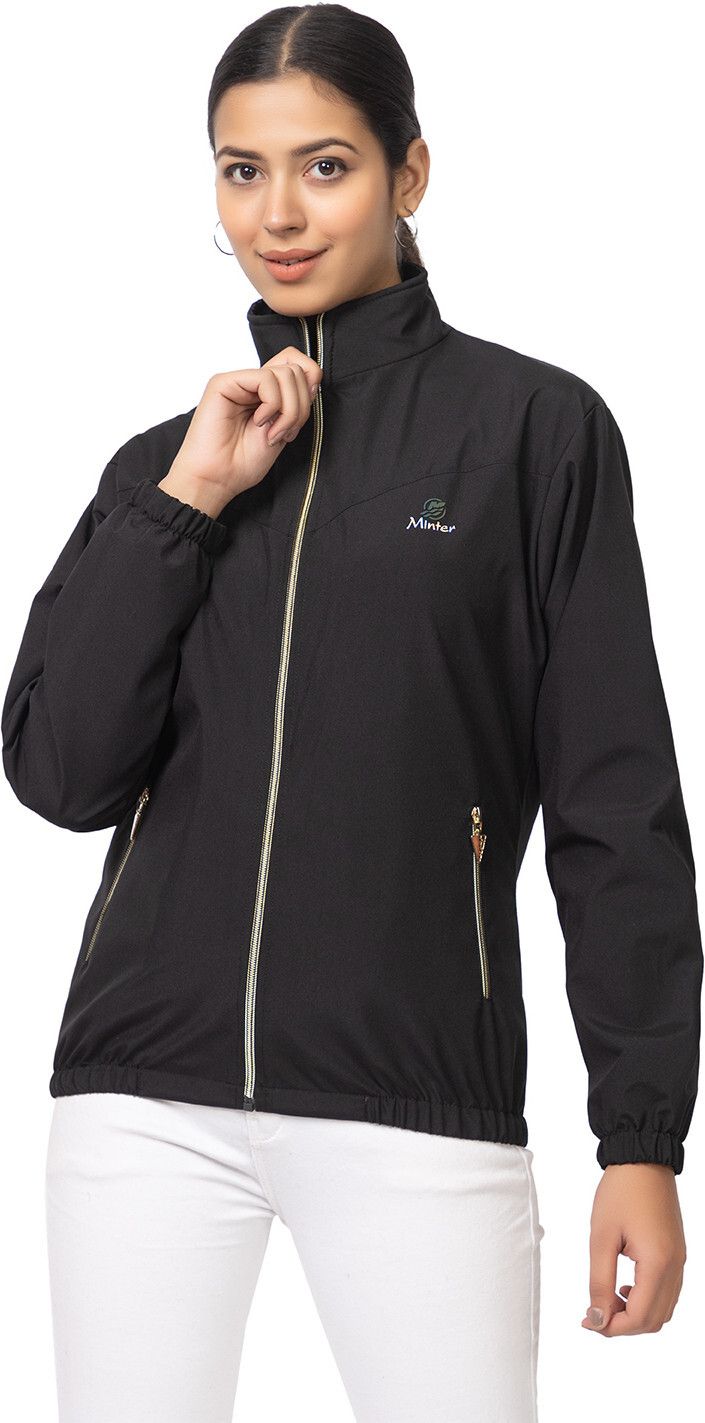 MiNTER Solid Women Wind Cheater