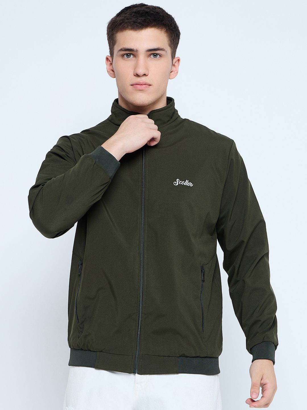 Scoller Solid Men Wind Cheater-picture-10