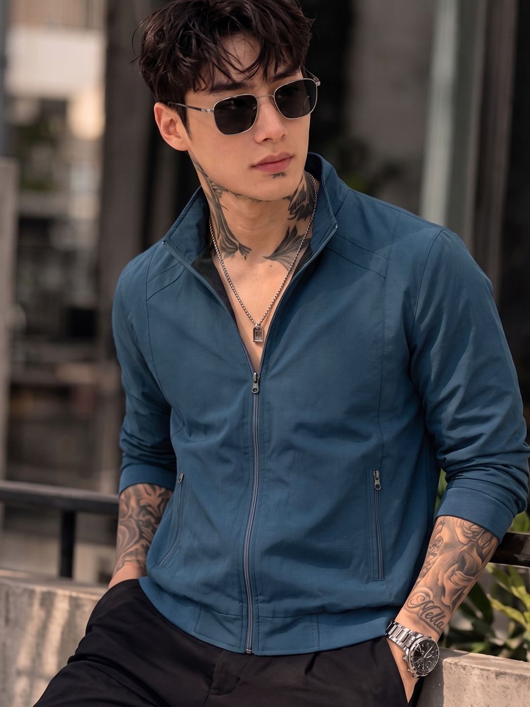 CLOUD COTTON Solid Men Wind Cheater-picture-20