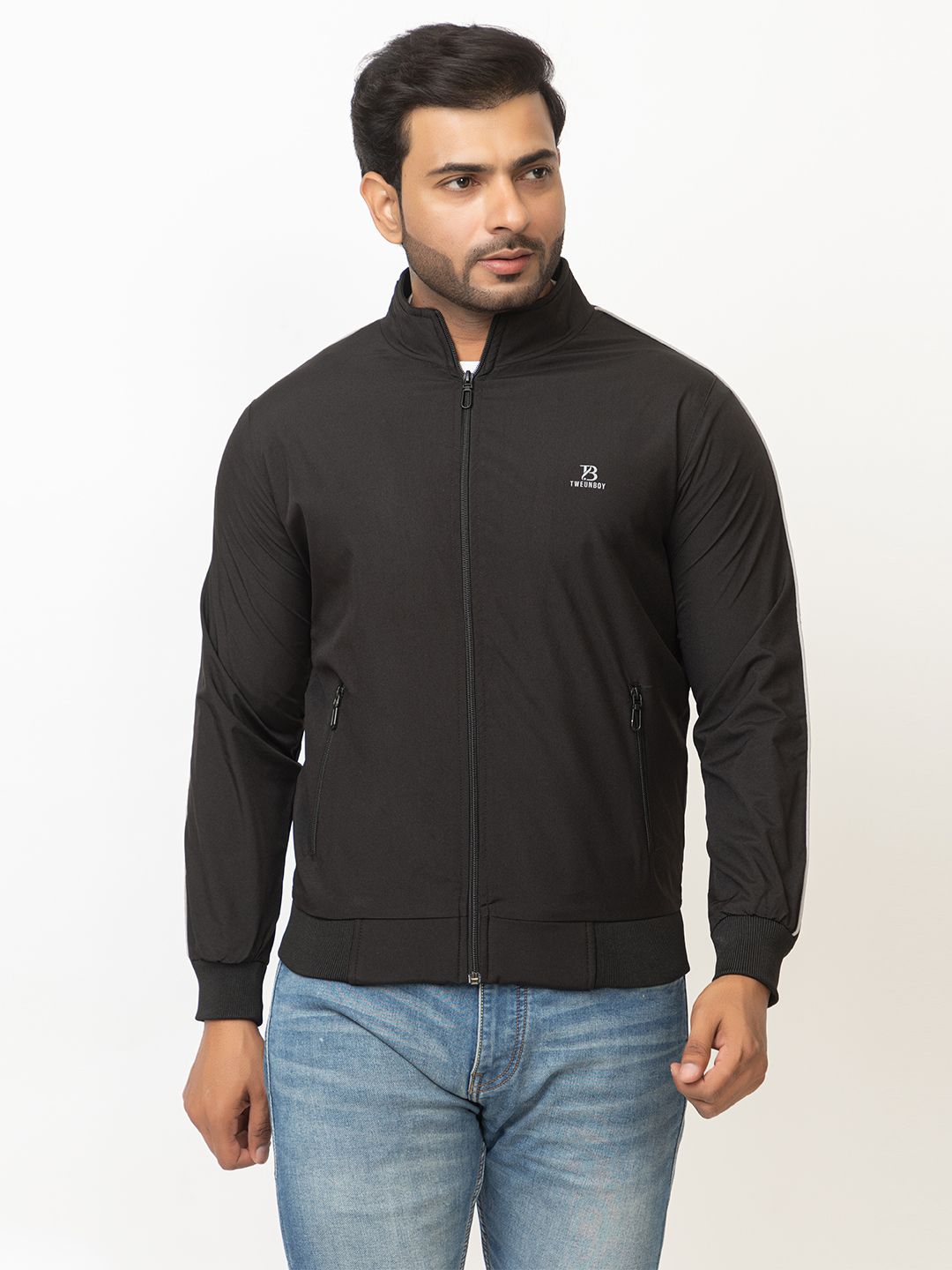 TWEUNBOY Solid Men Wind Cheater-picture-20