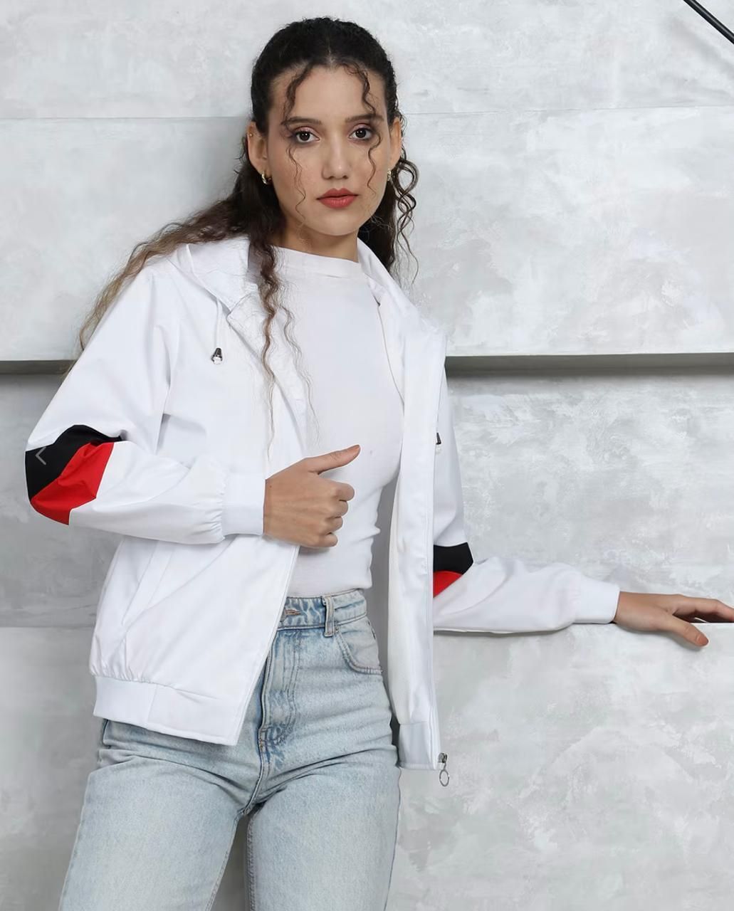 foxxboro Solid Women Wind Cheater