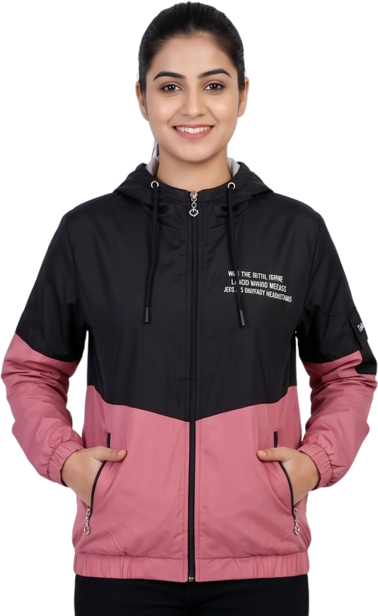 ARHAM TAG Colorblock Women Wind Cheater-picture-40