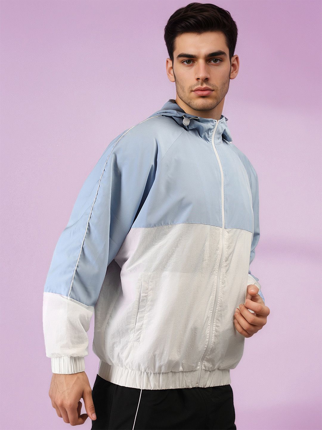 CHKOKKO Men Windcheater Colorblock Men Wind Cheater-picture-45