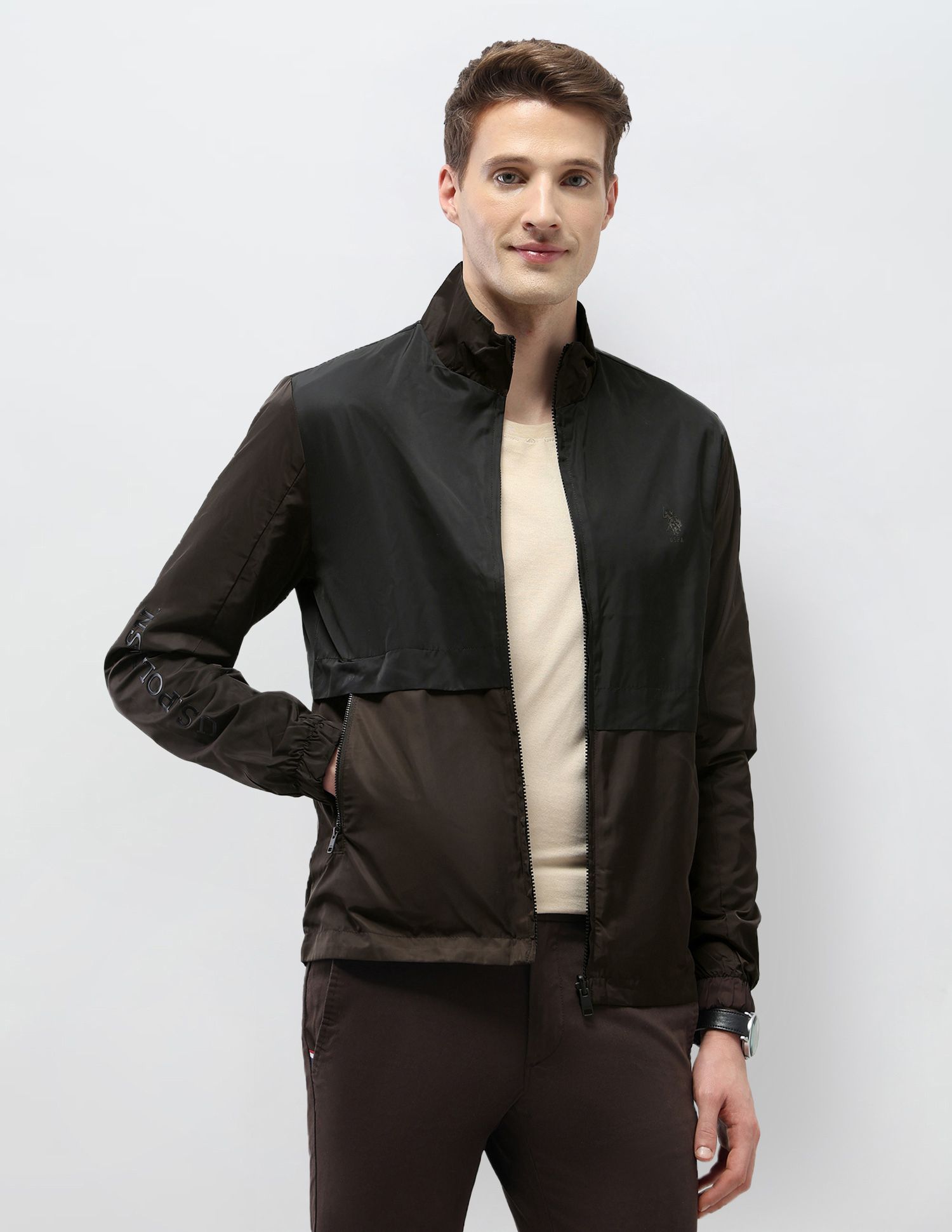 U.S. POLO ASSN. Colorblock Men Wind Cheater-picture-16