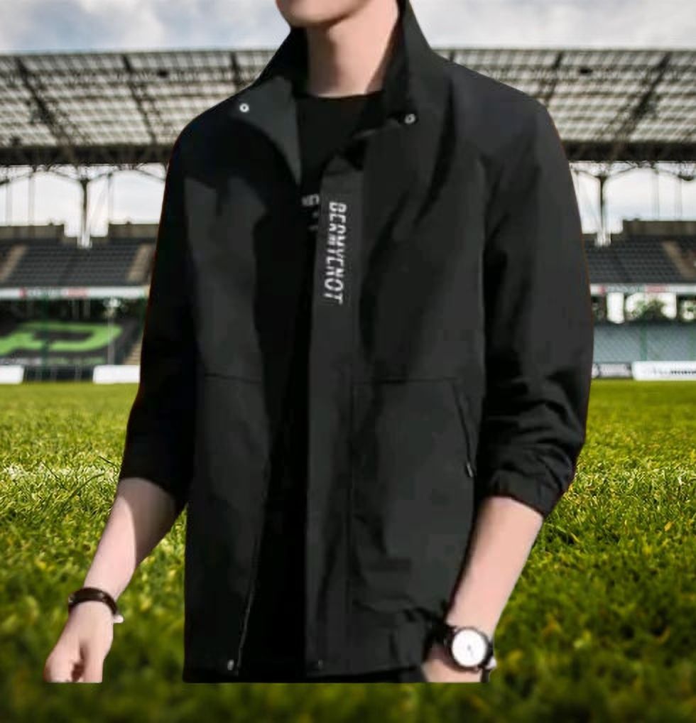 Hudisat ZIPPER JACKET Solid Men Wind Cheater-image-49