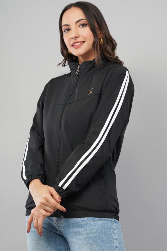 vilazo Solid Women Wind Cheater-picture-10