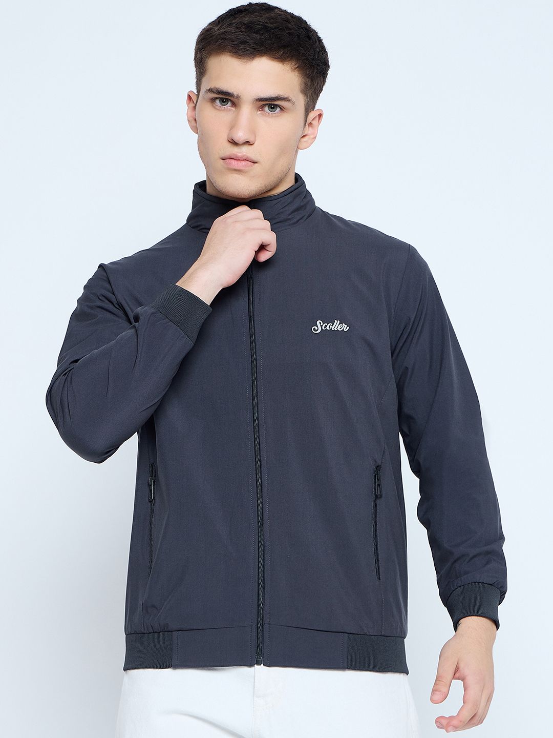 Scoller Solid Men Wind Cheater-picture-12